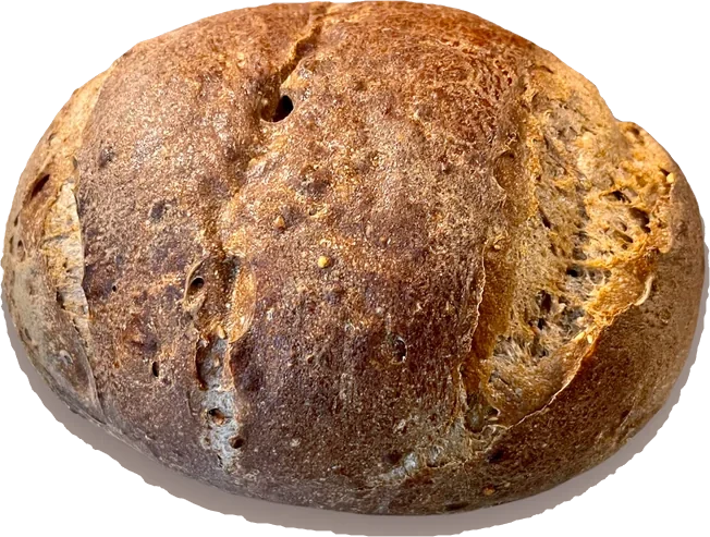 Donker Meerzaden brood (groot rond)