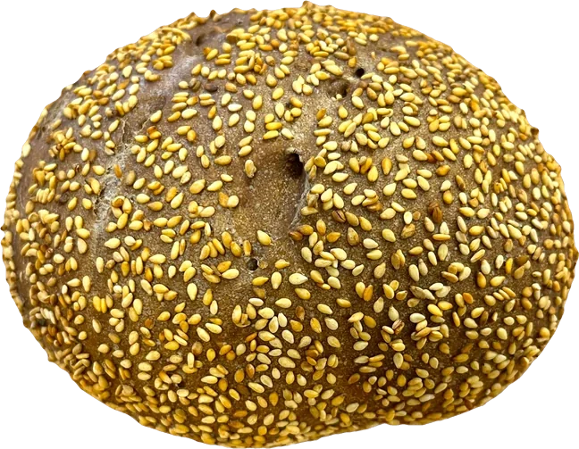 Donker Meerzaden brood sesam (groot rond)